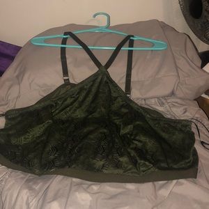 Dark green bralette torrid size 5 (28)